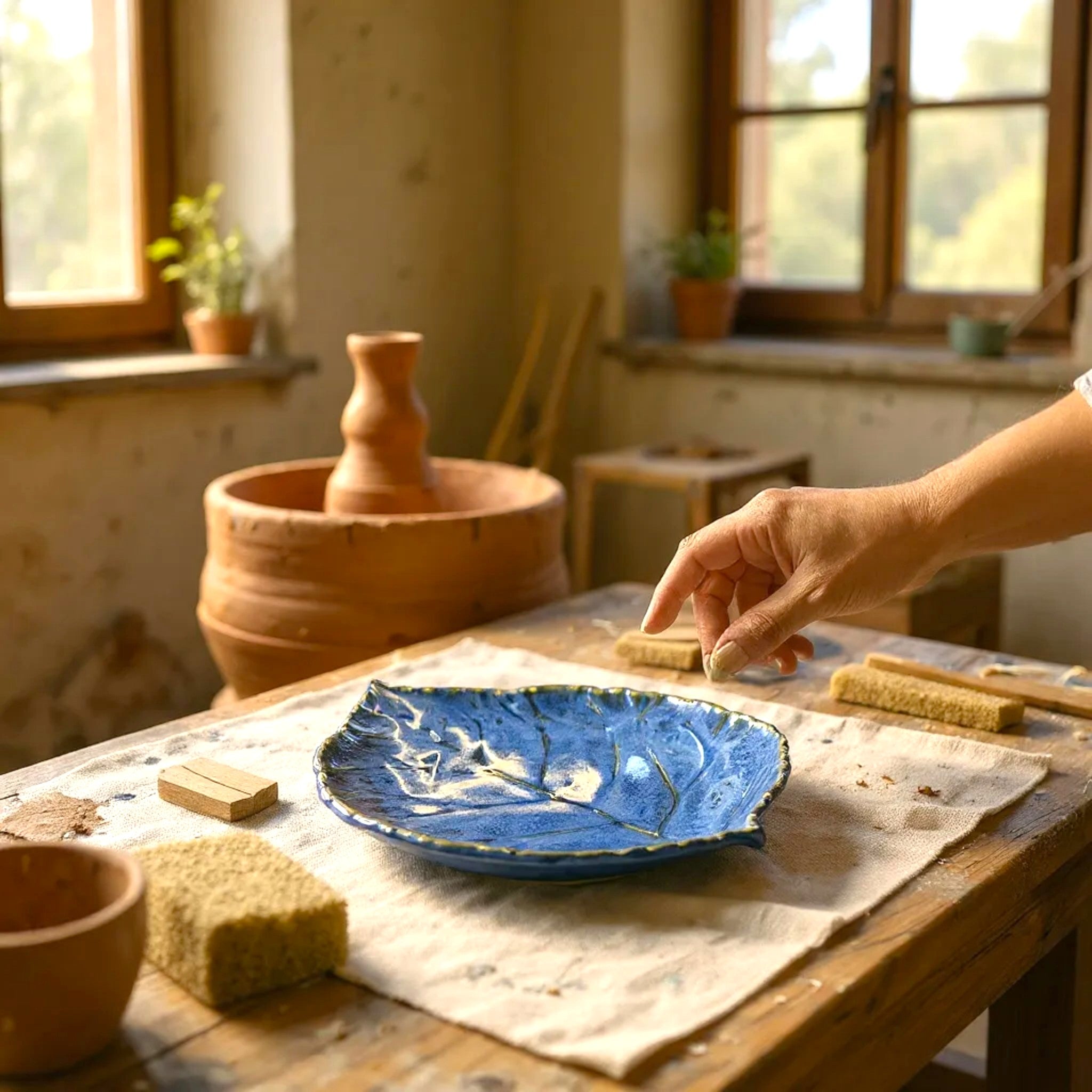 Leaf of Serenity 11" Platter